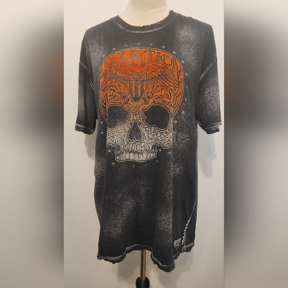 American affliction custom t shirt short sleeve - Picture 2 of 11